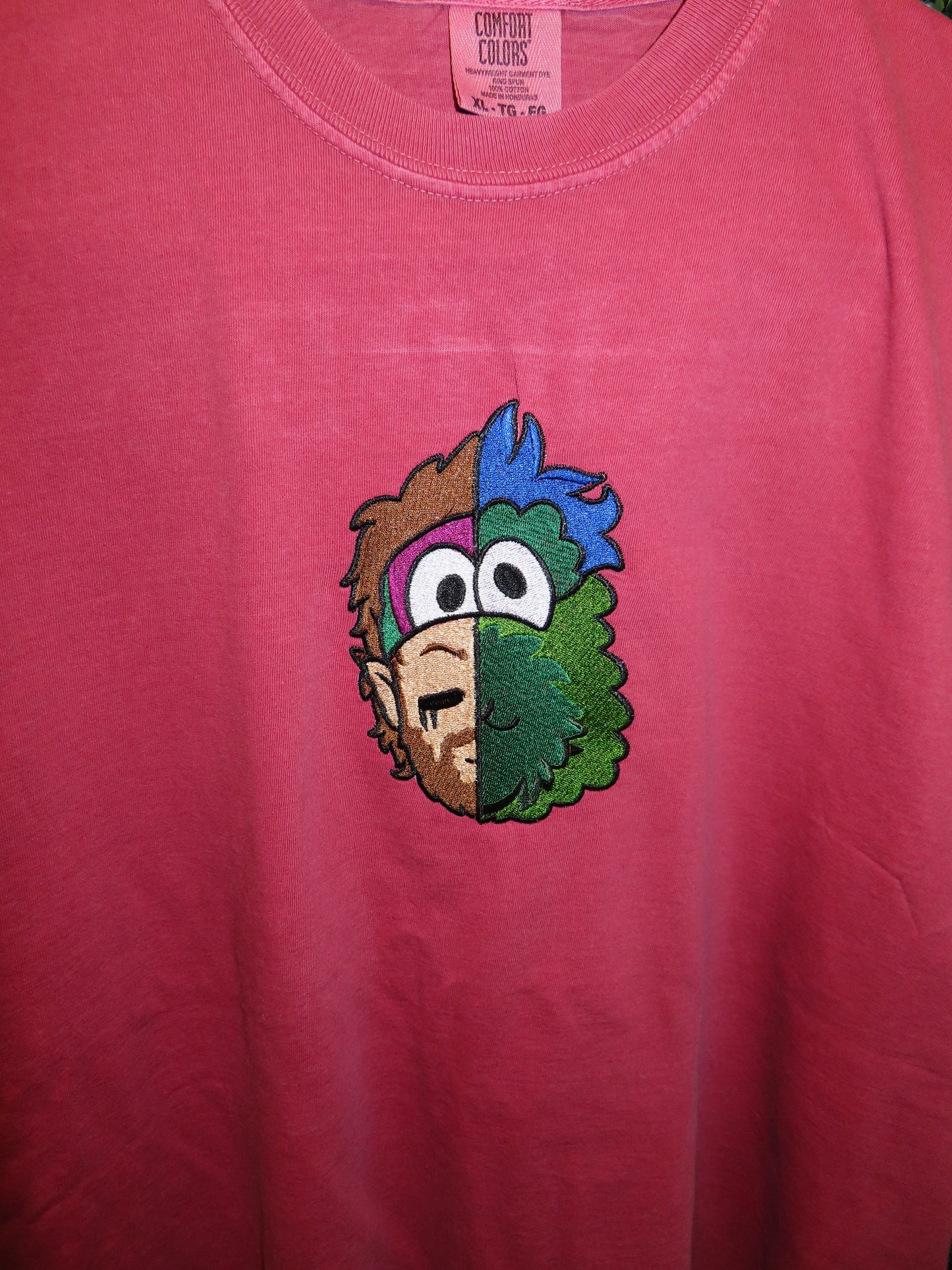 Harper+Phanatic Inspired Embroidered T-Shirt – Philadelphia Baseball, Comfort Colors Tee