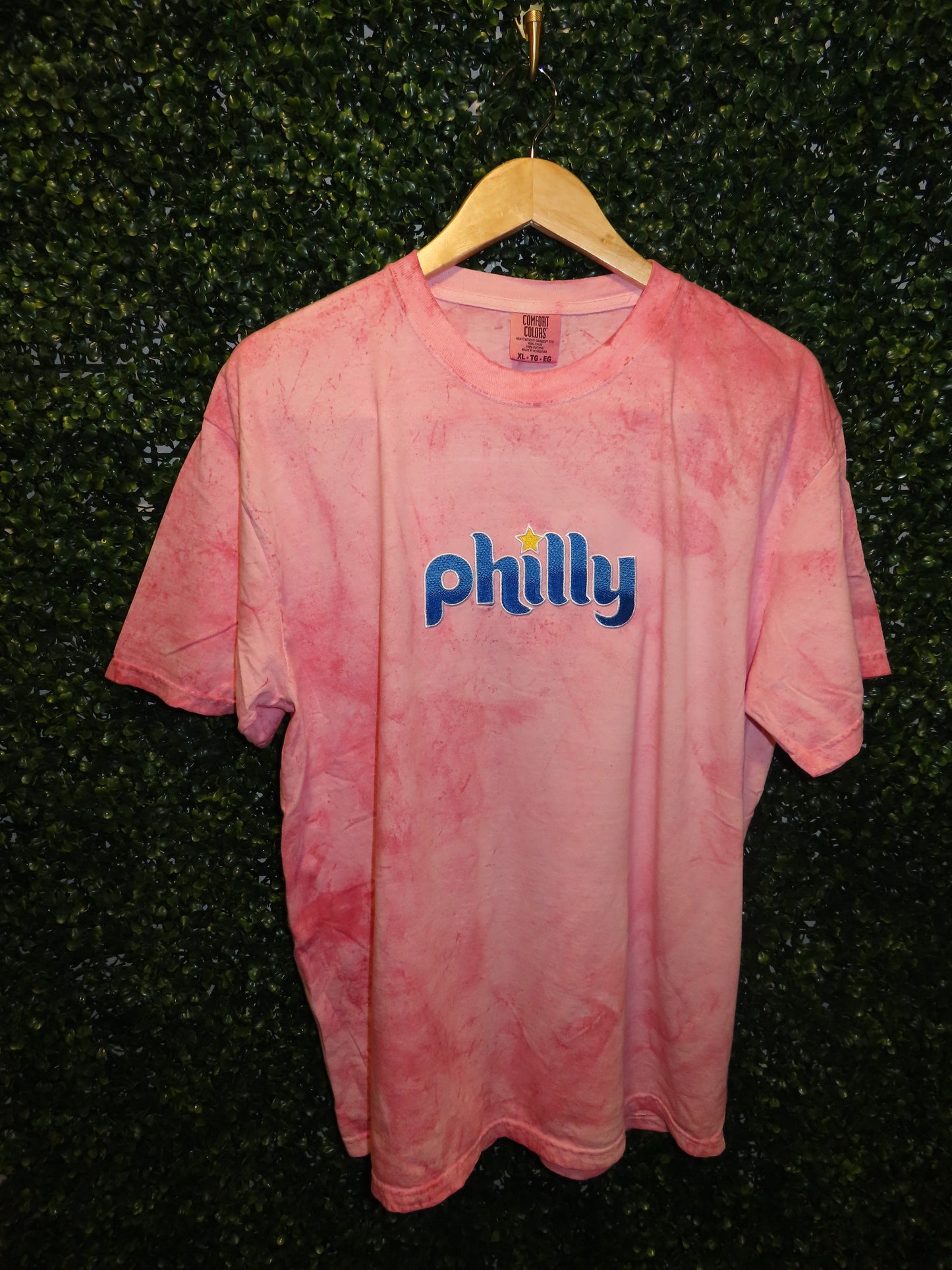 Philly Connect Embroidered Colorblast T-Shirt – Comfort Colors, Philadelphia Baseball Inspired