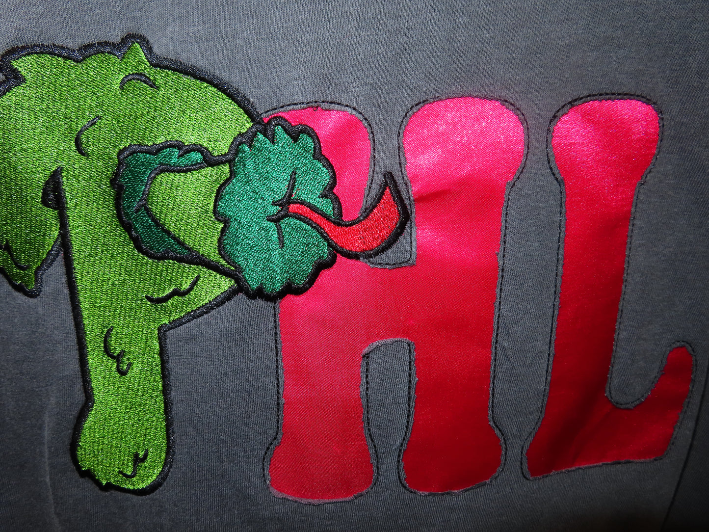 ⚾️ Philly Embroidered Reverse Appliqué Comfort Colors Tee