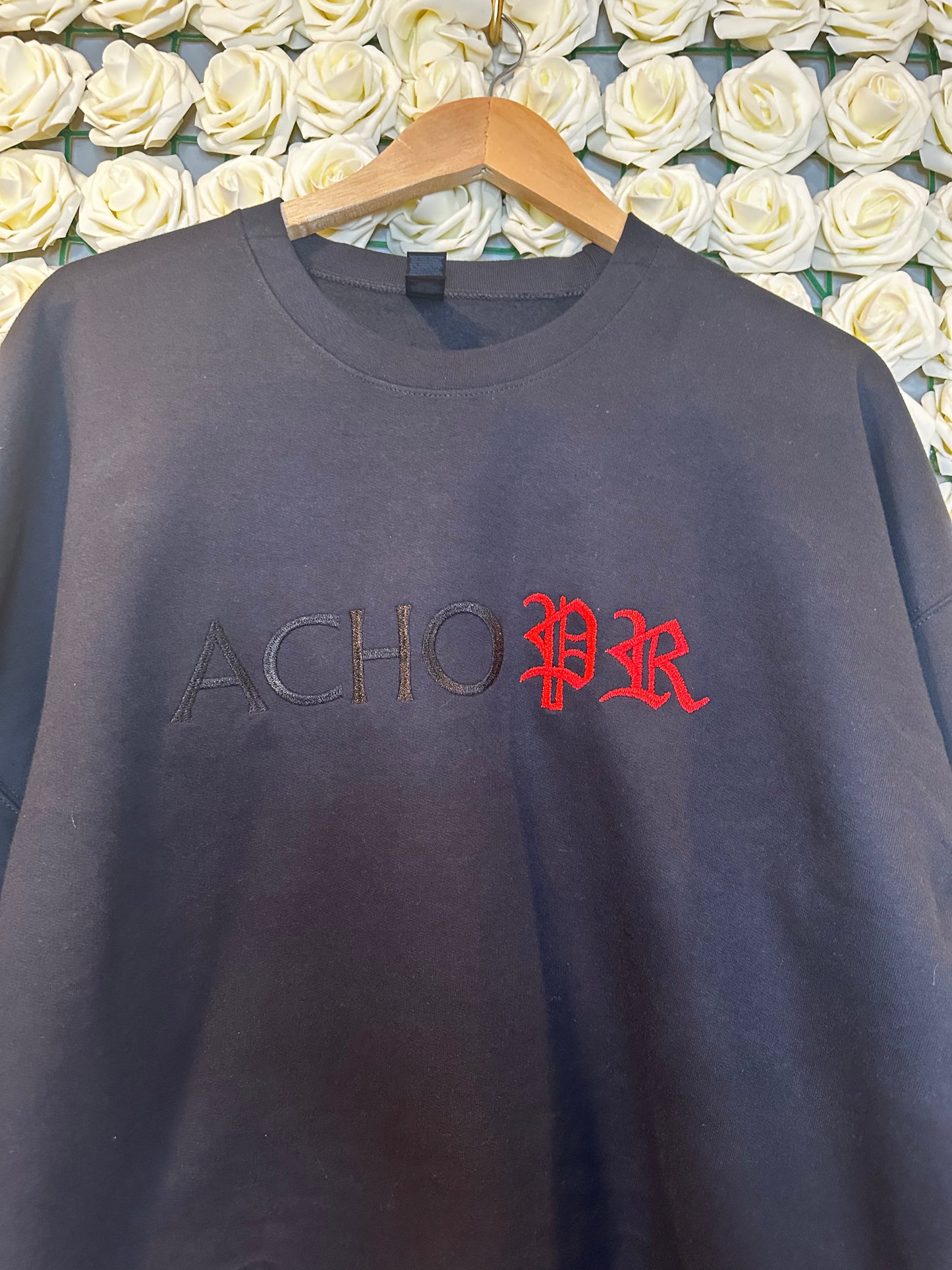 Acho PR es otra cosa! Embroidery Crewneck - Puerto Rico
