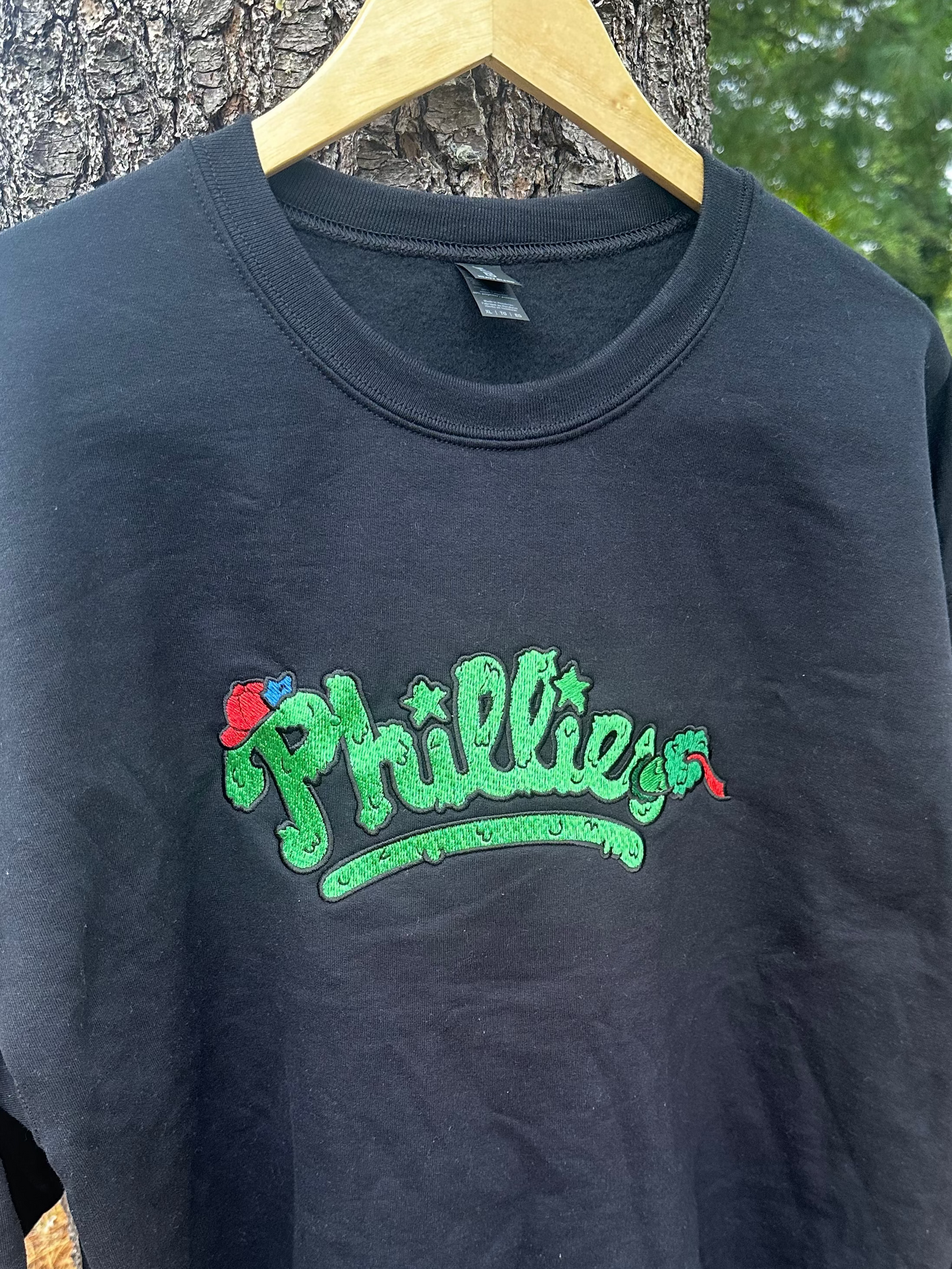 Embroidered Philly Mascot Crewneck/Hoodie - Philadelphia Baseball Sweater