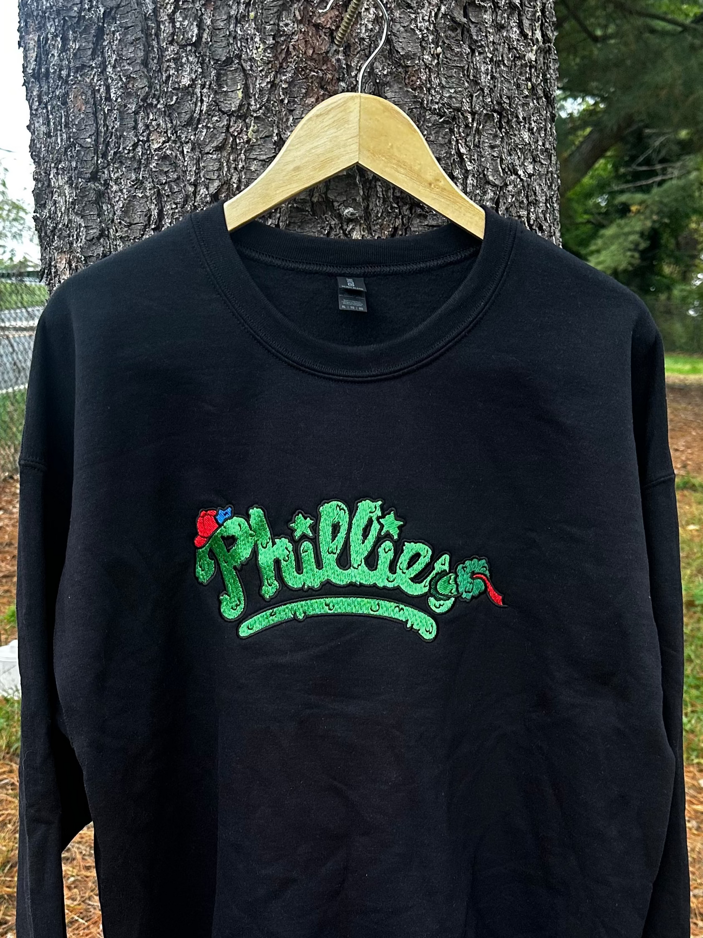 Embroidered Philly Mascot Crewneck/Hoodie - Philadelphia Baseball Sweater
