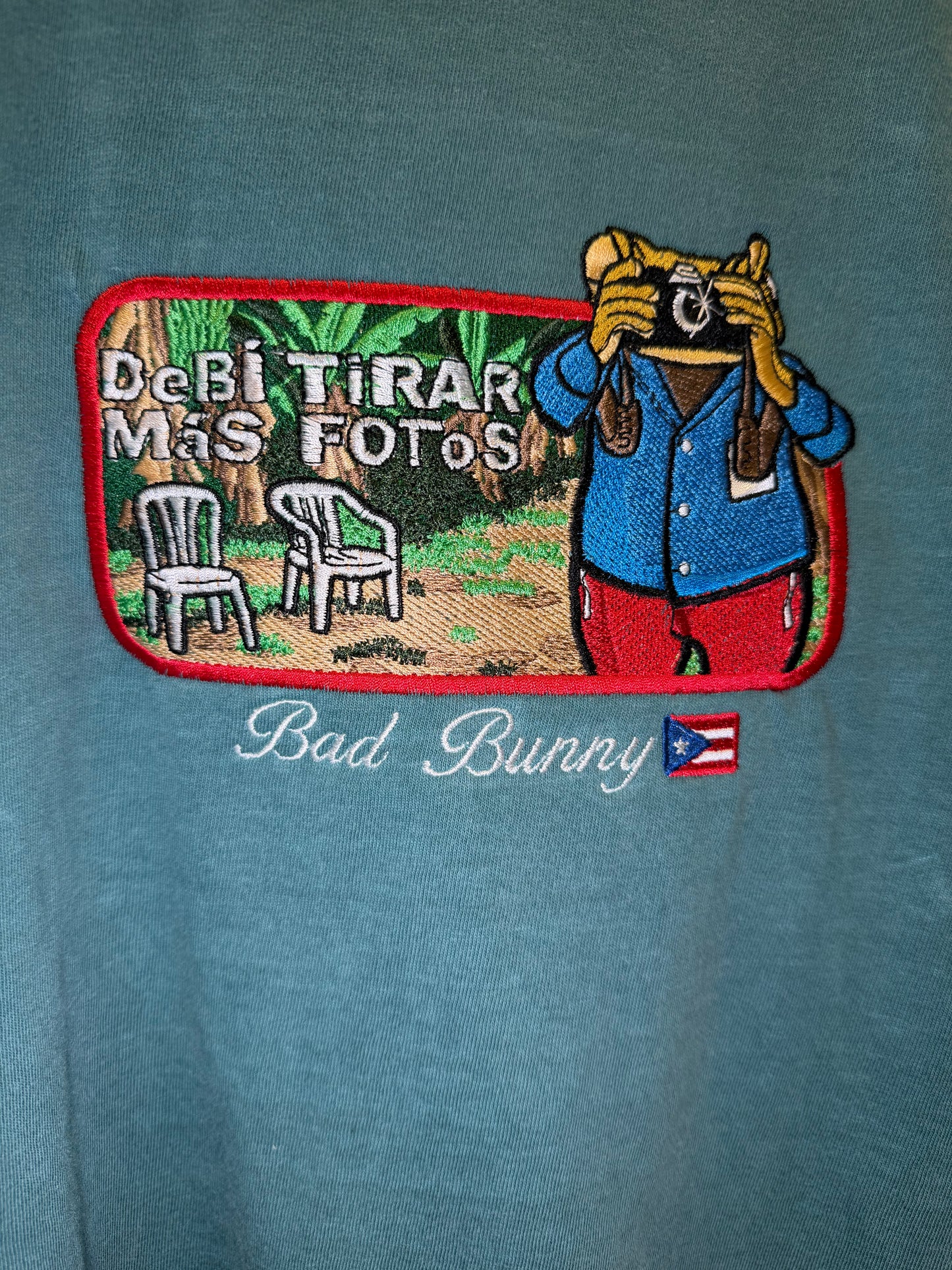 Debí Tirar Más Fotos Embroidered Hoodie / Crewneck / Tee - Puerto Rico