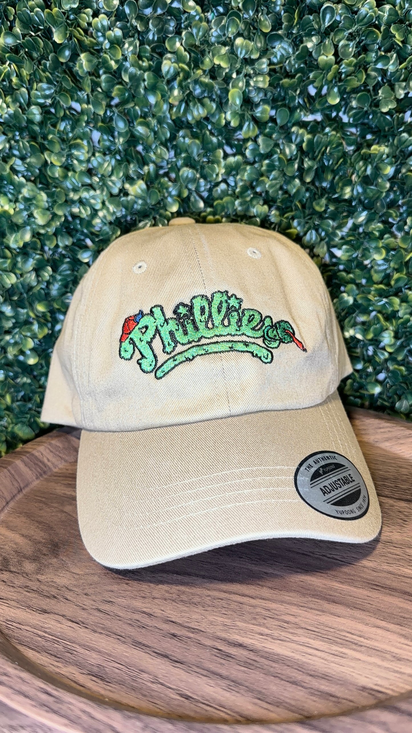 Philly Phanatic Inspired Embroidered Dad Hat| Low Profile Strapback | Black or Khaki |Philadelphia Baseball