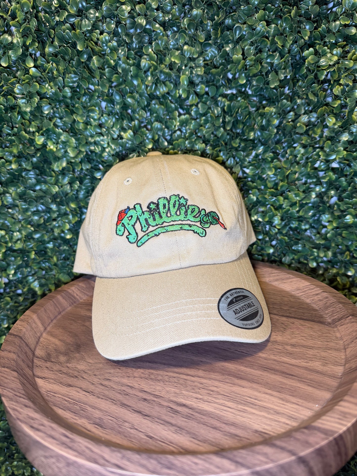 Philly Phanatic Inspired Embroidered Dad Hat| Low Profile Strapback | Black or Khaki |Philadelphia Baseball