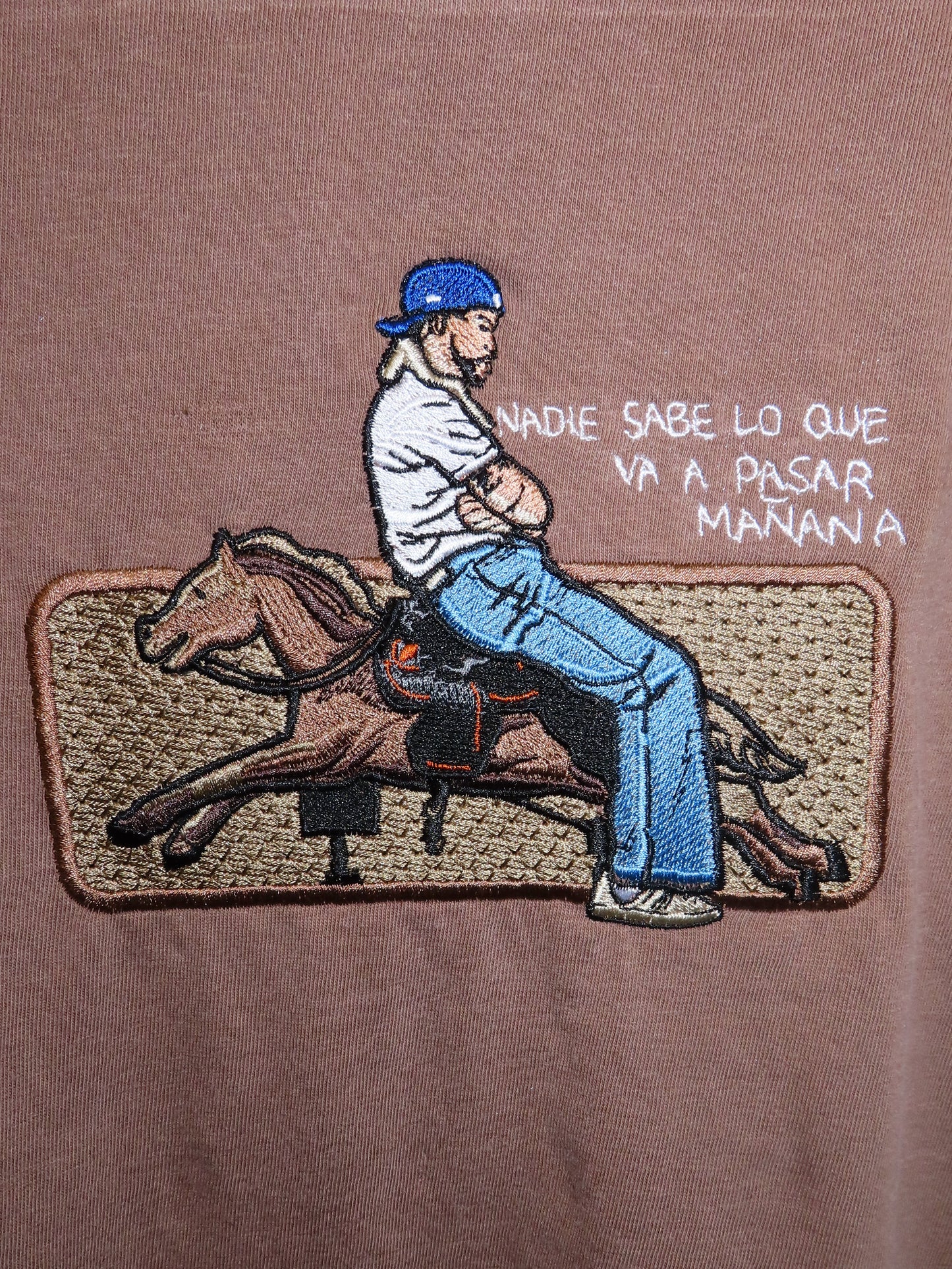 Nadie Sabe Lo Que Va a Pasar Mañana Embroidered Hoodie, Crewneck or T-Shirt - Puerto Rico Bad Bunny Inspired