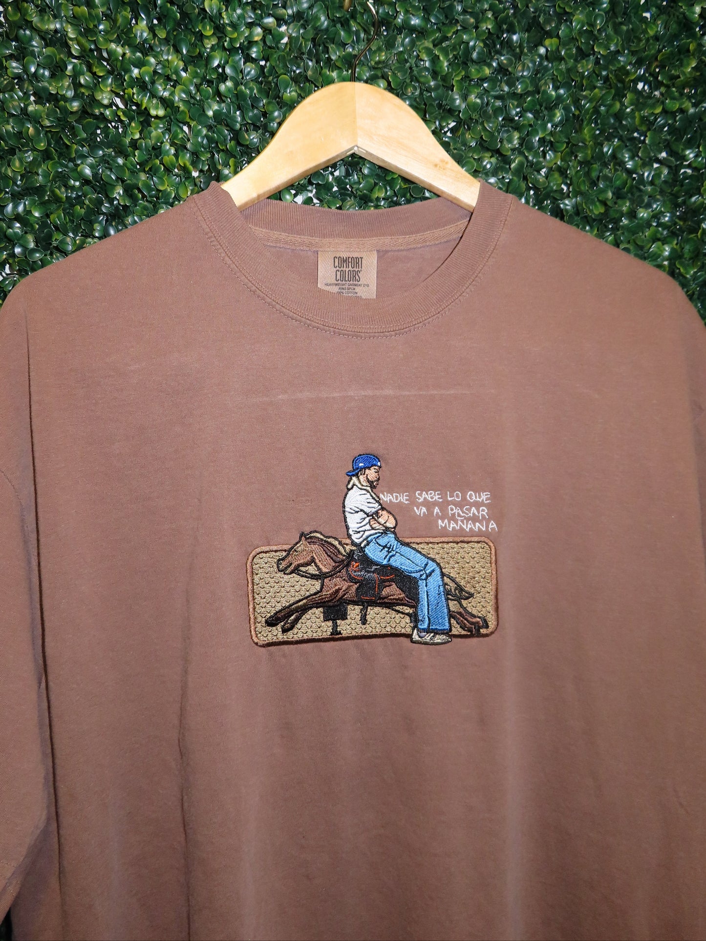Nadie Sabe Lo Que Va a Pasar Mañana Embroidered Hoodie, Crewneck or T-Shirt - Puerto Rico Bad Bunny Inspired