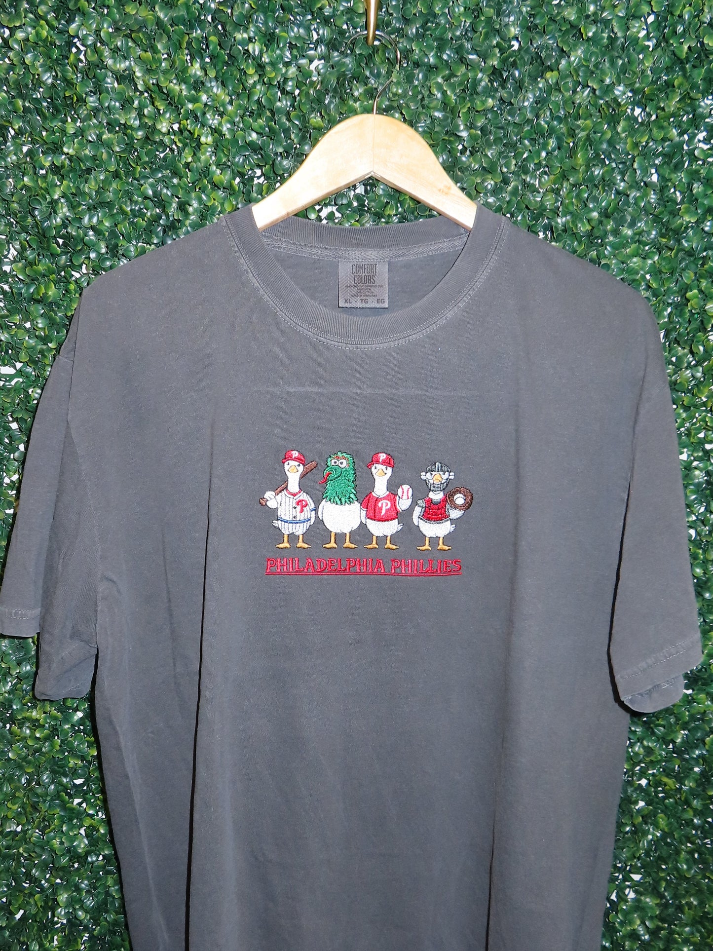 Philly Goose Embroidered T-Shirt - Philadelphia Baseball Inspired