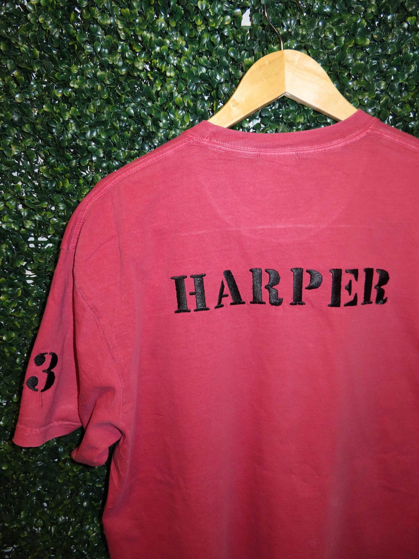 Harper+Phanatic Inspired Embroidered T-Shirt – Philadelphia Baseball, Comfort Colors Tee
