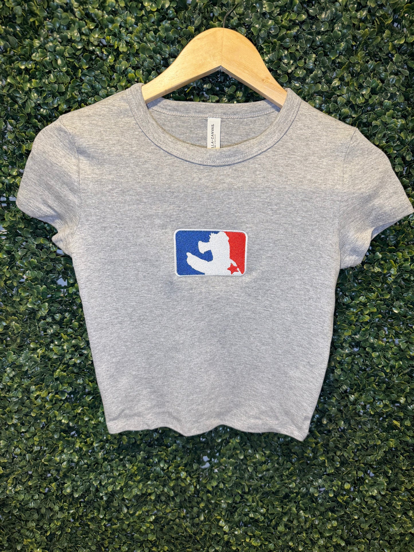 ⚾ Baseball Inspired Embroidered Baby Tee