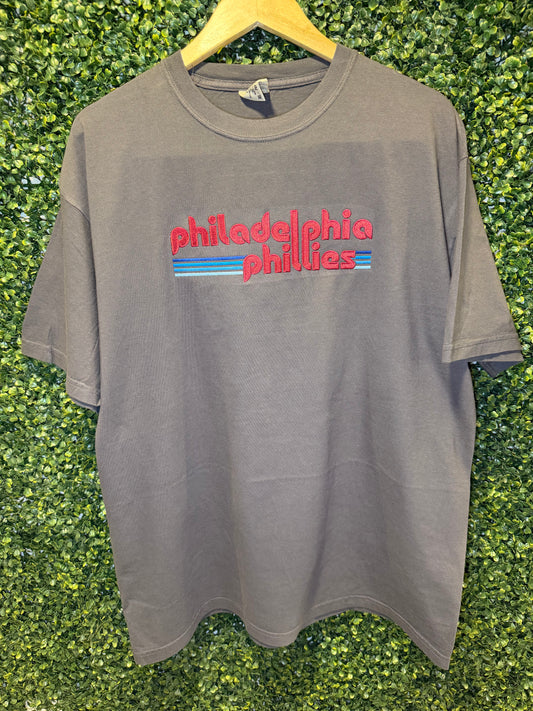 ⚾ Philadelphia Phillies Embroidered Comfort Colors Tee – Vintage Philly Baseball Design